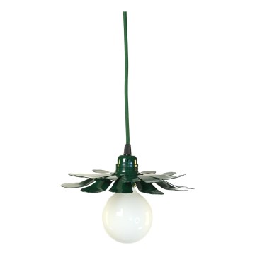 Bohemia-Design - Lampada a sospensione con cavo 1xE27/60W/230V verde