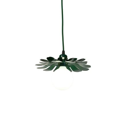 Bohemia-Design - Lampada a sospensione con cavo 1xE27/60W/230V verde