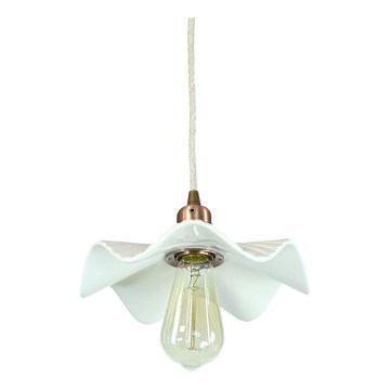Bohemia-Design - Lampada a sospensione in porcellana con cavo 1xE27/60W/230V
