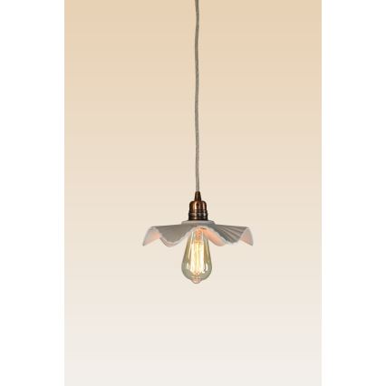 Bohemia-Design - Lampada a sospensione in porcellana con cavo 1xE27/60W/230V