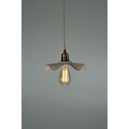Bohemia-Design - Lampada a sospensione in porcellana con cavo 1xE27/60W/230V