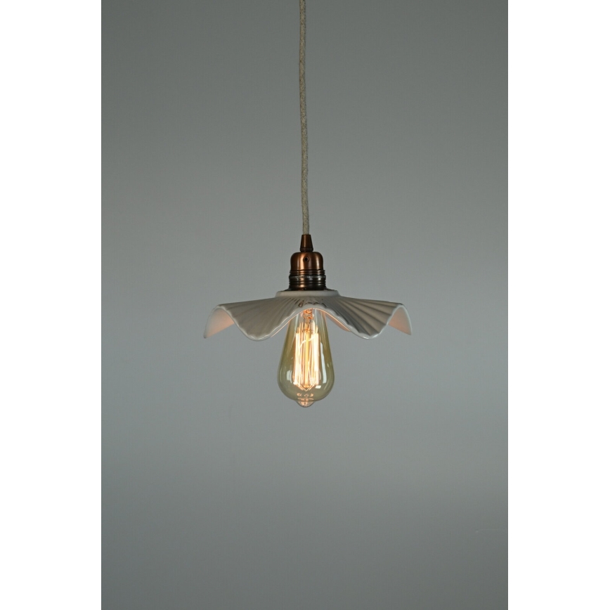 Bohemia-Design - Lampada a sospensione in porcellana con cavo 1xE27/60W/230V