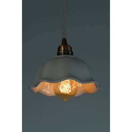 Bohemia-Design - Lampada a sospensione in porcellana con cavo, 1xE27/60W/230V