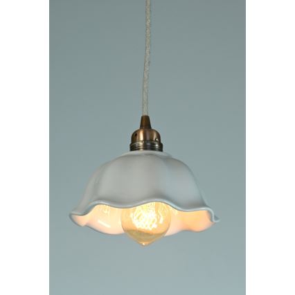 Bohemia-Design - Lampada a sospensione in porcellana con cavo, 1xE27/60W/230V
