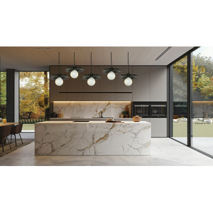 Bohemia-Design - Lampada a sospensione su cavo 1xE27/60W/230V nera