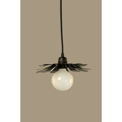 Bohemia-Design - Lampada a sospensione su cavo 1xE27/60W/230V nera