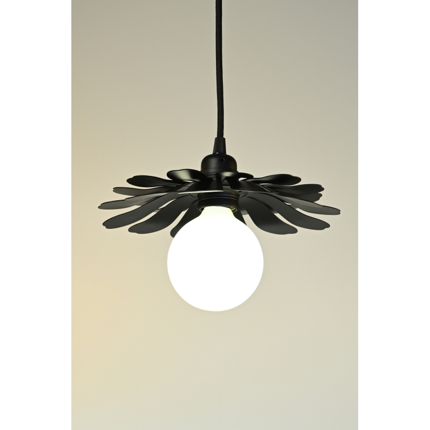 Bohemia-Design - Lampada a sospensione su cavo 1xE27/60W/230V nera