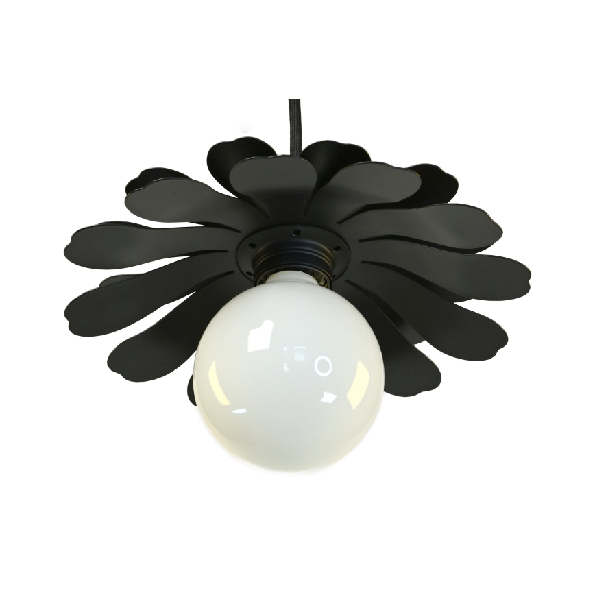 Bohemia-Design - Lampada a sospensione su cavo 1xE27/60W/230V nera
