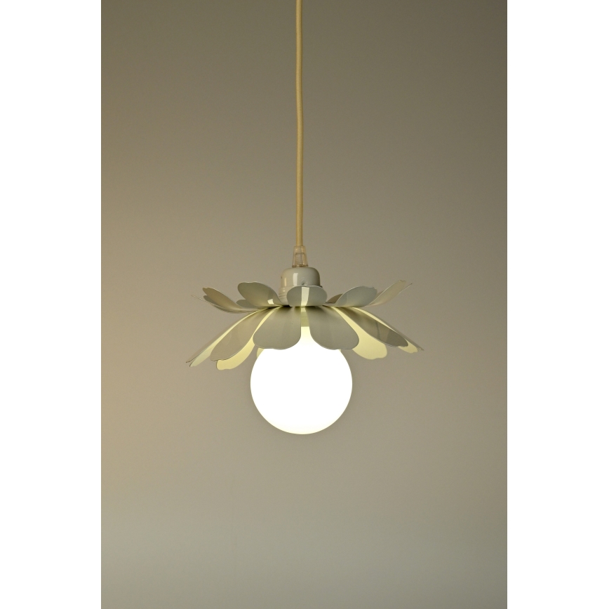 Bohemia-Design - Lampadario a sospensione con cavo 1xE27/60W/230V crema