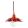 Bohemia-Design - Lampadario a sospensione con cavo 1xE27/60W/230V rosso