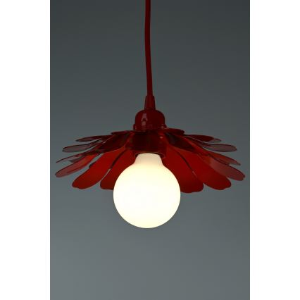 Bohemia-Design - Lampadario a sospensione con cavo 1xE27/60W/230V rosso