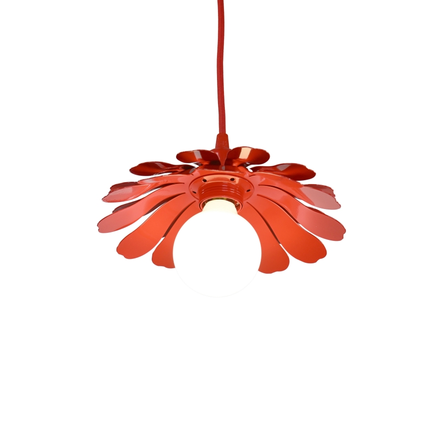 Bohemia-Design - Lampadario a sospensione con cavo 1xE27/60W/230V rosso