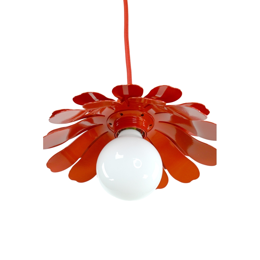 Bohemia-Design - Lampadario a sospensione con cavo 1xE27/60W/230V rosso