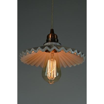 Bohemia-Design - Lampadario in porcellana a sospensione con cavo 1xE27/60W/230V