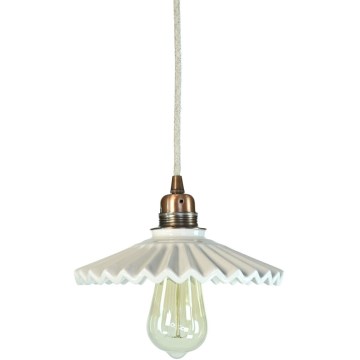 Bohemia-Design - Lampadario in porcellana con cavo 1xE27/60W/230V