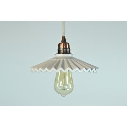 Bohemia-Design - Lampadario in porcellana con cavo 1xE27/60W/230V