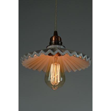 Bohemia-Design - Lampadario in porcellana con cavo 1xE27/60W/230V