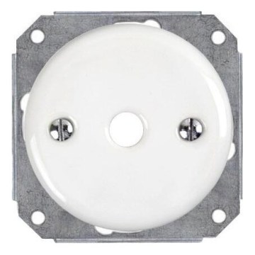 Bohemia-Design - Passacavo retrò in ceramica bianco