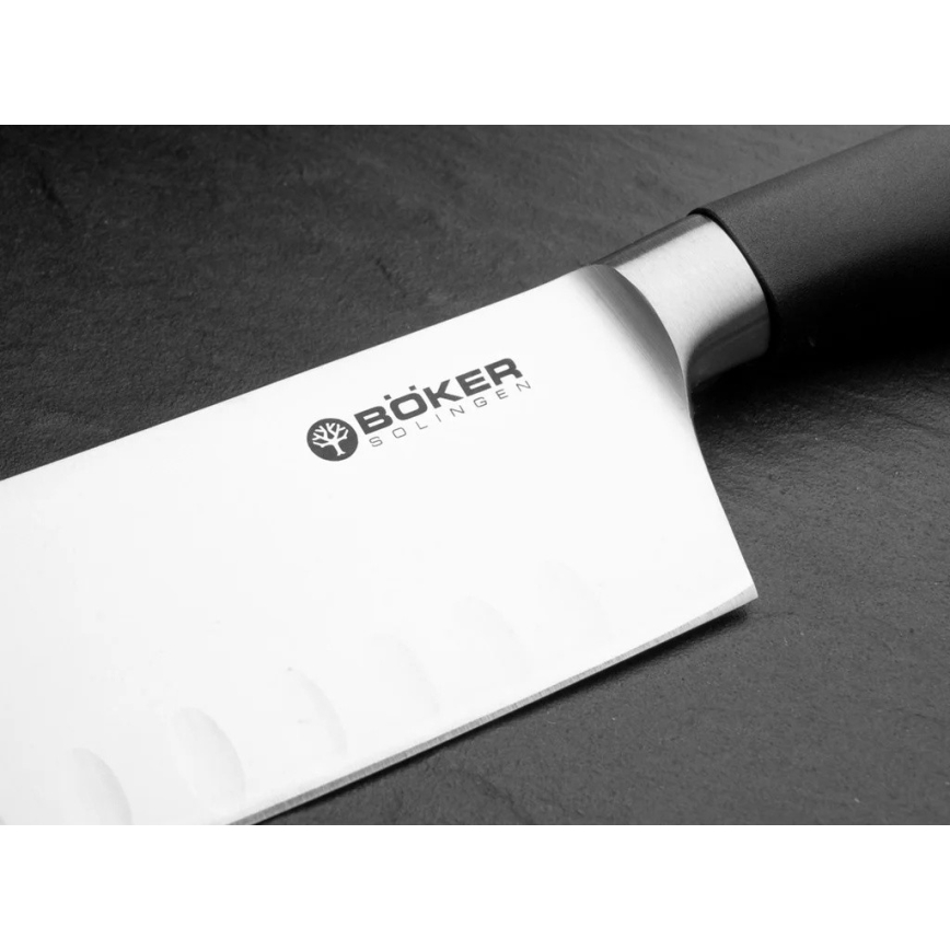 Böker - Coltello da cucina Santoku CORE PROFESSIONAL 16,5 cm nero