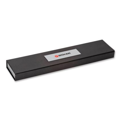 Böker - Coltello da cucina santoku damascato DAMAST OLIVE 17,2 cm in legno d'olivo