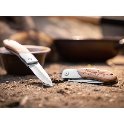 Böker - Coltello tascabile in damasco Magnum Caveman 19,4 cm