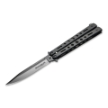 Böker - Coltello tascabile Magnum Balisong All Black 22,9 cm