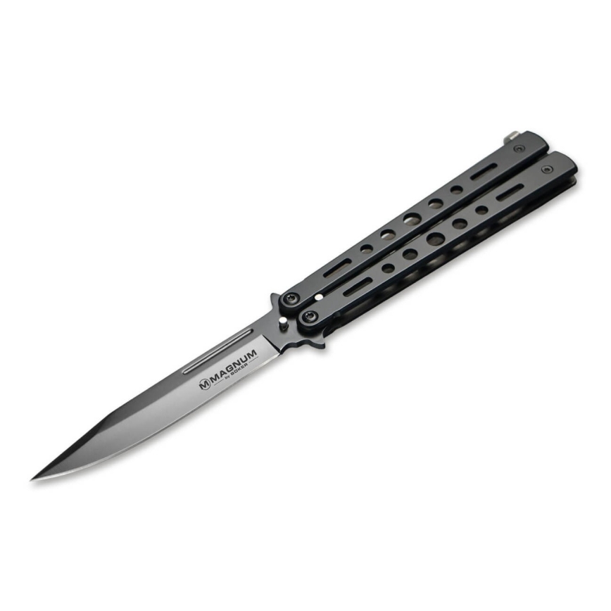 Böker - Coltello tascabile Magnum Balisong All Black 22,9 cm
