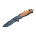 Böker - Coltello tascabile Magnum Blomkvist Olive 20,5 cm legno d'oliva