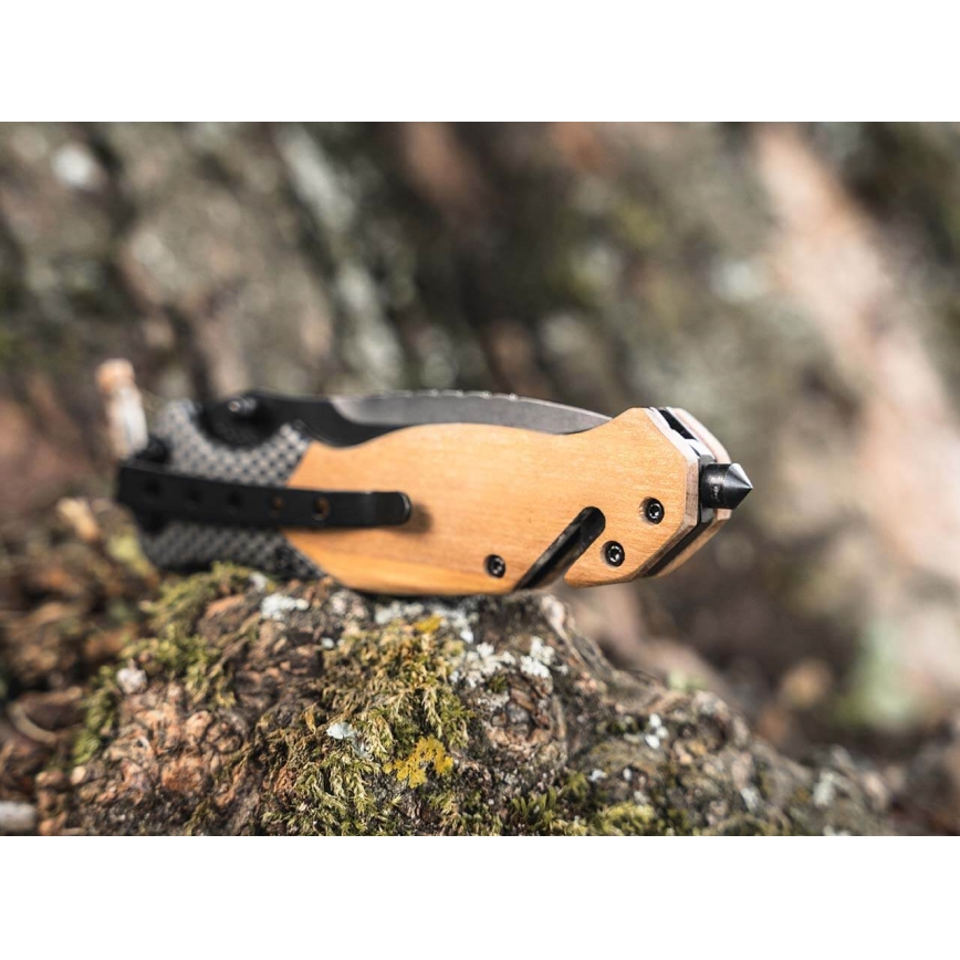 Böker - Coltello tascabile Magnum Blomkvist Olive 20,5 cm legno d'oliva