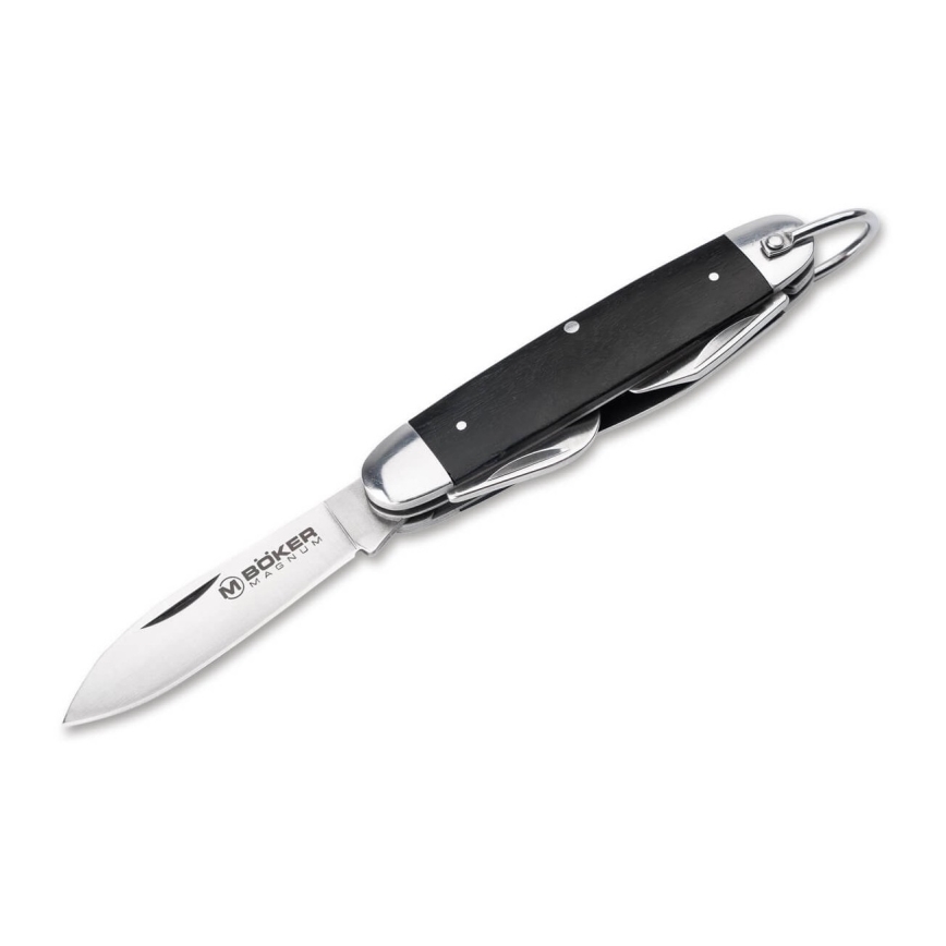 Böker - Coltello tascabile multifunzionale Magnum Classico Pocket Steel 16 cm/4 funzioni palissandro