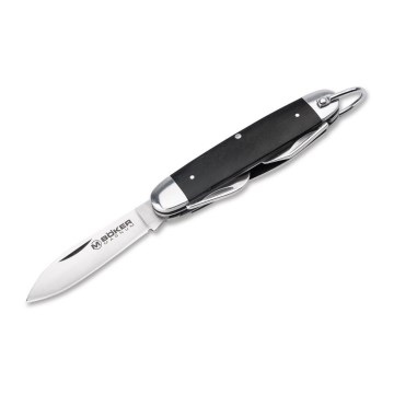 Böker - Coltello tascabile multifunzione Magnum Classic Pocket Steel 16 cm/4 funzioni, manico in palissandro