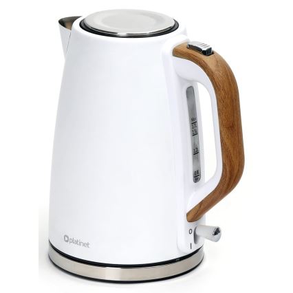 Bollitore 1,7 l 2400W/230V acciaio inox/bianco