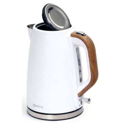 Bollitore 1,7 l 2400W/230V acciaio inox/bianco