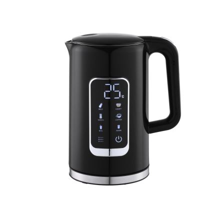 Bollitore con display LCD 1,7 l 2200W/230V nero + tazza da viaggio 450 ml