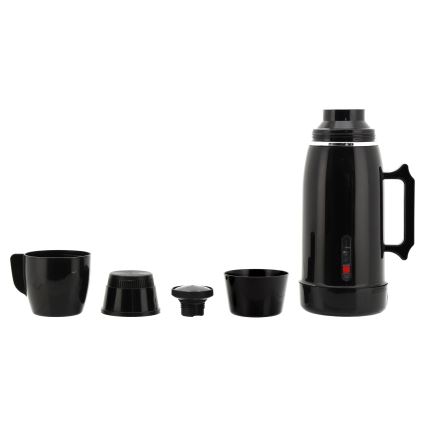 Bollitore da viaggio/borraccia termica 1 l 150W/12V nero