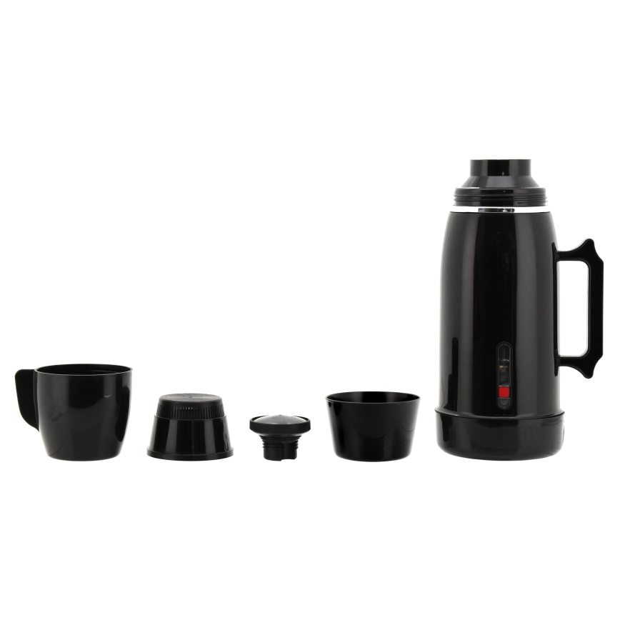 Bollitore da viaggio/borraccia termica 1 l 150W/12V nero