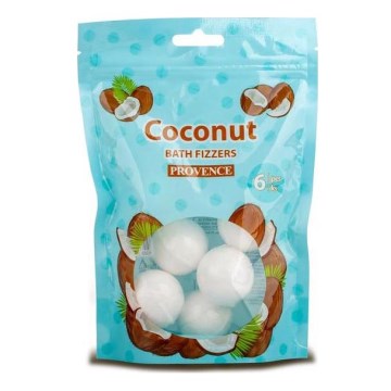 Bomba da bagno effervescente PROVENCE 6 pz cocco