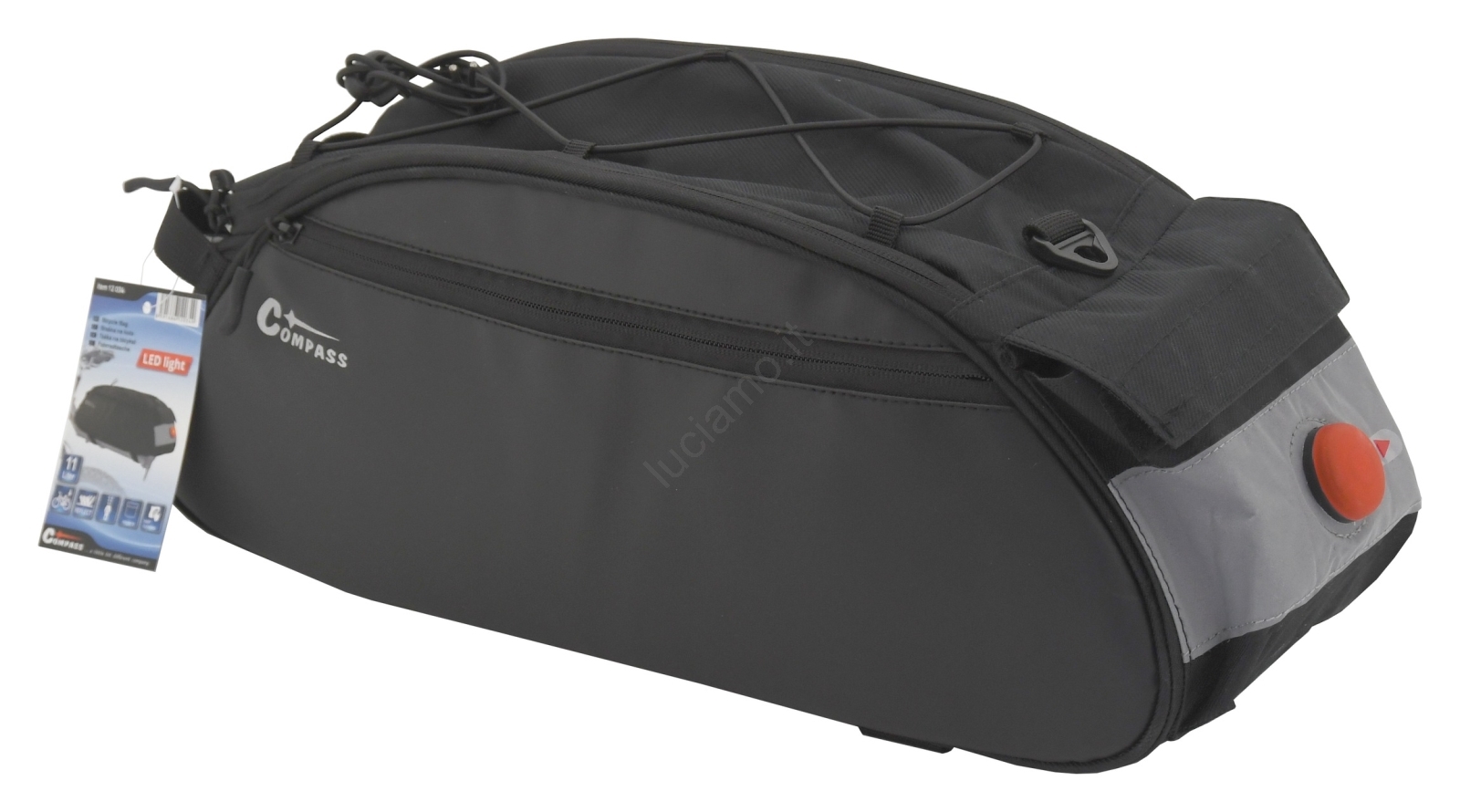 Wiltec Borsa Per Bici 16 L Rossa, Impermeabile, Montaggio Al - Foto 7