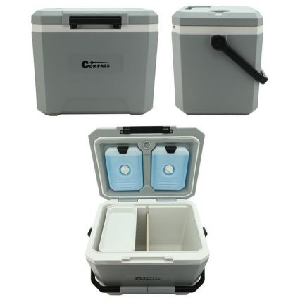 Box frigo con inserto refrigerante 16 l, grigio