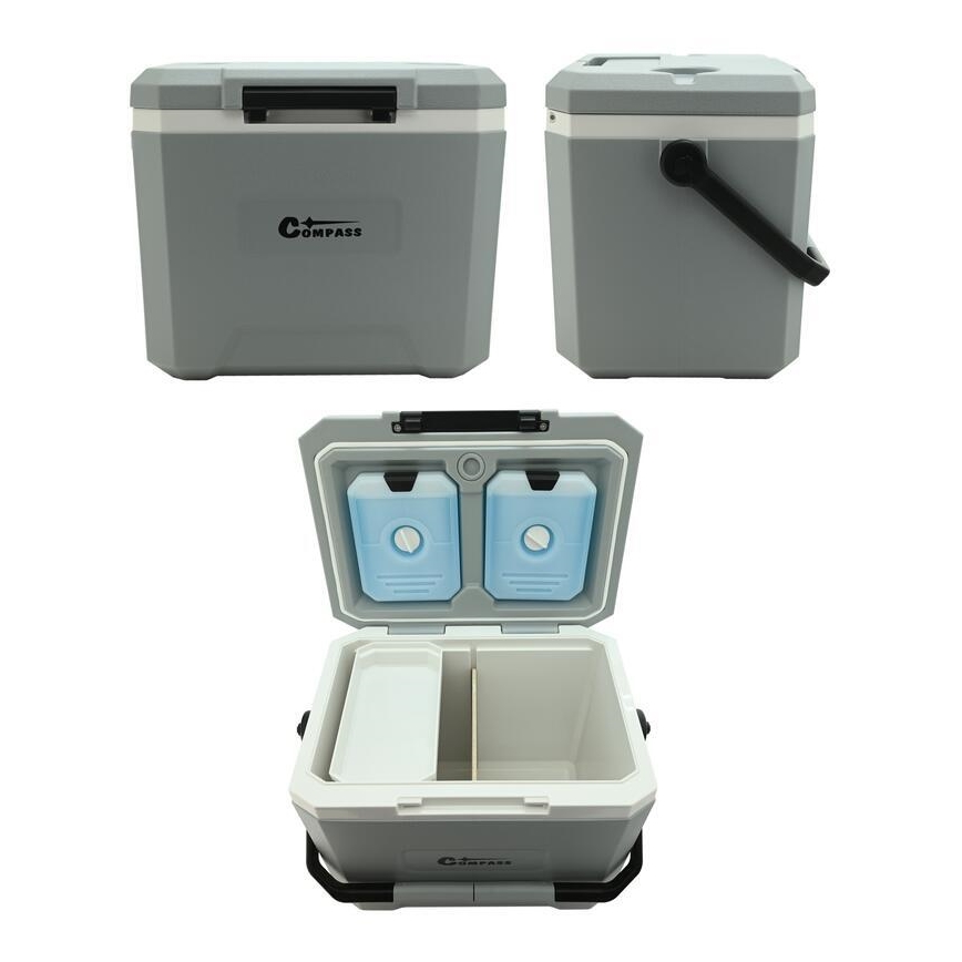 Box frigo con inserto refrigerante 16 l, grigio