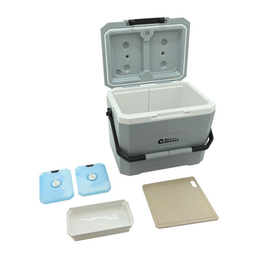 Box frigo con inserto refrigerante 16 l, grigio