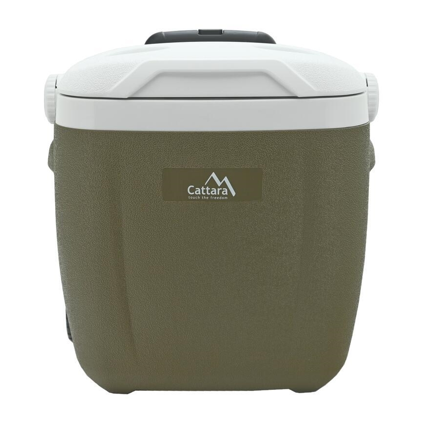 Box refrigerante portatile 16 l con ruote, verde