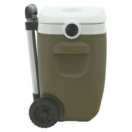 Box refrigerante portatile 16 l con ruote, verde