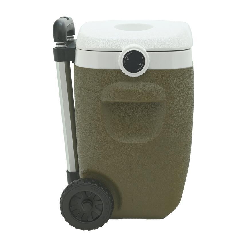Box refrigerante portatile 16 l con ruote, verde