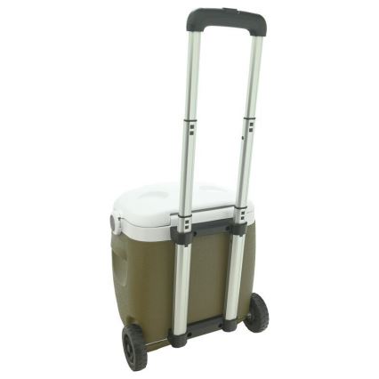 Box refrigerante portatile 16 l con ruote, verde