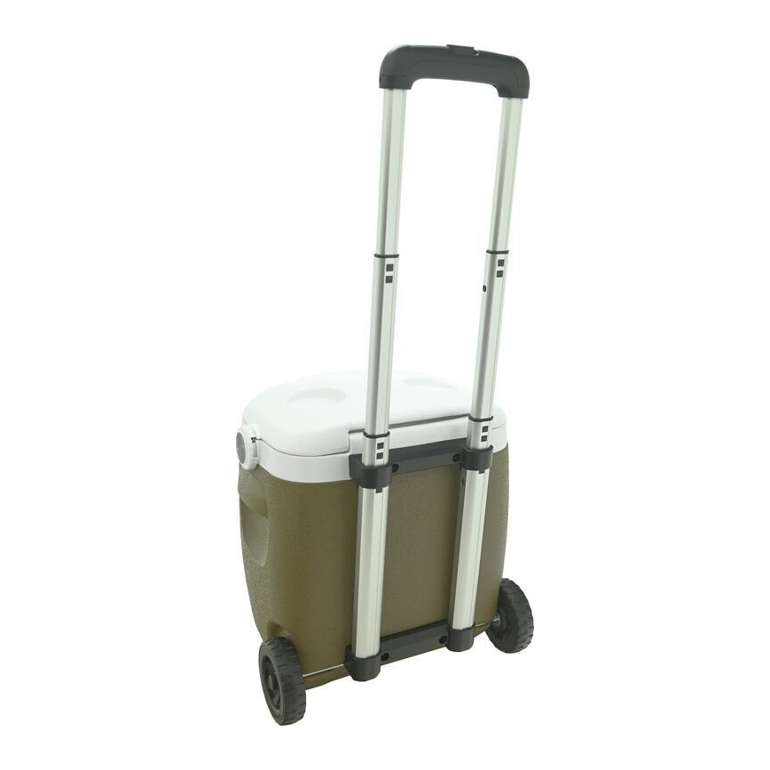 Box refrigerante portatile 16 l con ruote, verde