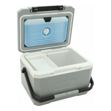 Box termico da 5 l con inserto refrigerante, grigio