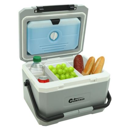 Box termico da 5 l con inserto refrigerante, grigio
