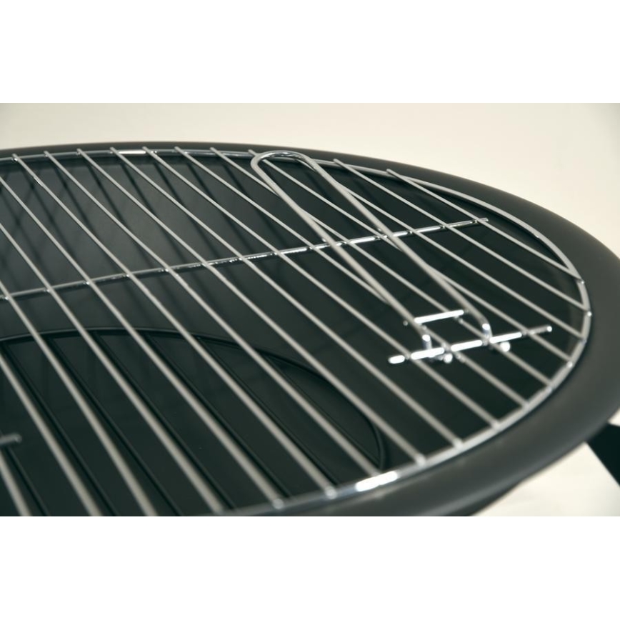 Braciere portatile a legna con griglia da 48 cm