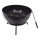 Braciere portatile per legna 57x30 cm nero